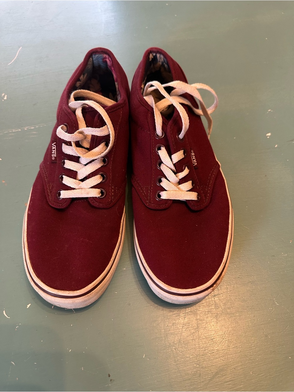 Vans Classic Low-Top Sneakers in Burgundy